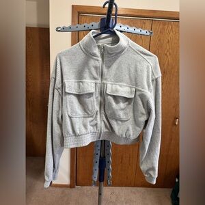 Aerie Crop zip jacket
